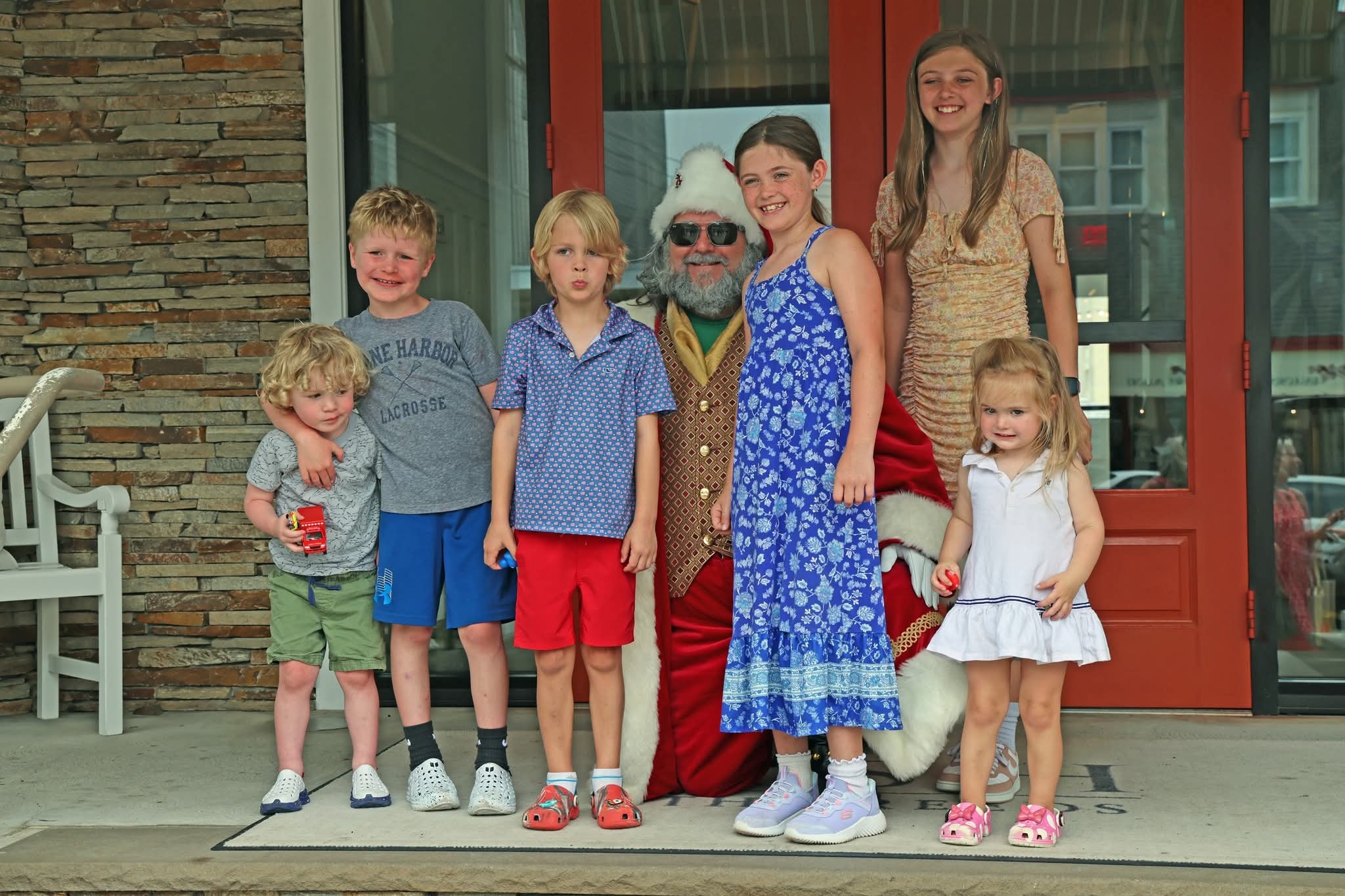 Cape May County Santa spreading holiday cheer
